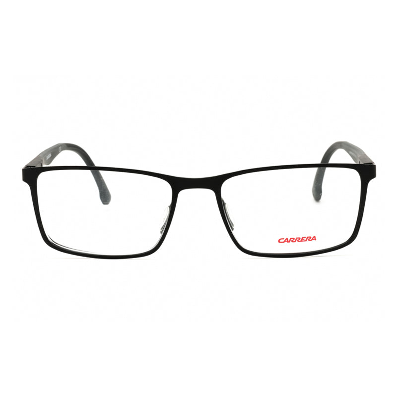 Carrera Carrera Eyeglasses Rectangle Full Rim, Matte Black Frame and Clear Demo Lenses Lens CA8827/V000300