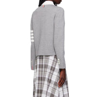 Thom Browne Thom Browne 4- Bar Wool Cardigan Women