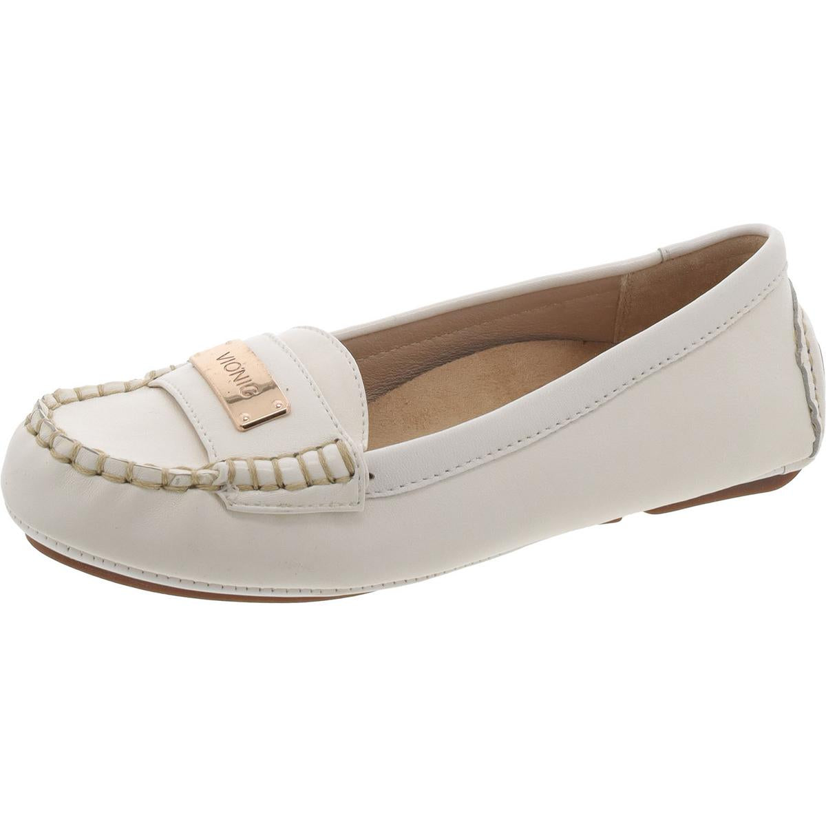 Sydney Womens Leather Slip On Loafers