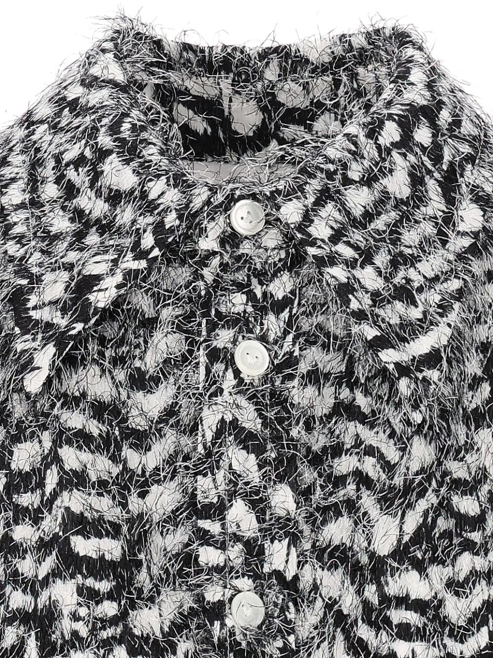 Bottega Veneta Women Viscose Shirt With Fil Coupé Feathers