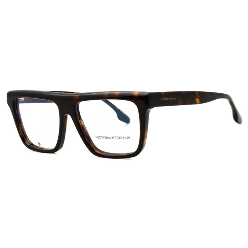 Victoria Beckham Eyeglasses Square Full Rim, Black Frame and Clear Demo Lenses Lens VB2678001