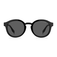 Marc Jacobs Sunglasses Round Full Rim, Black Frame and Grey Lens MARC640/S0807IR