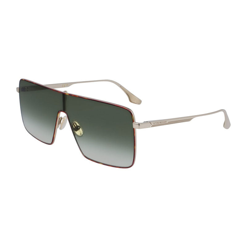 Victoria Beckham Sunglasses Shield Full Rim, Gunmetal Frame and Midnight Blue Lens VB238S041