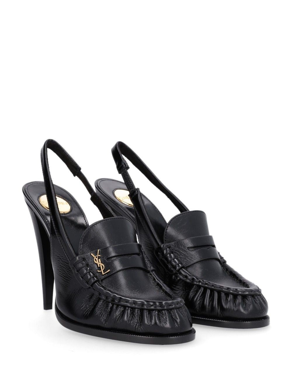 Saint Laurent Women Le Loafer Open Back Pumps