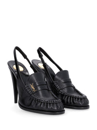 Saint Laurent Women Le Loafer Open Back Pumps