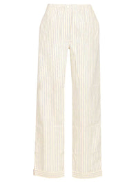 MIU MIU Miu Miu Women Striped Cotton Pajama Pants