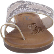Madelena Womens Toe Loop Flat Sandals