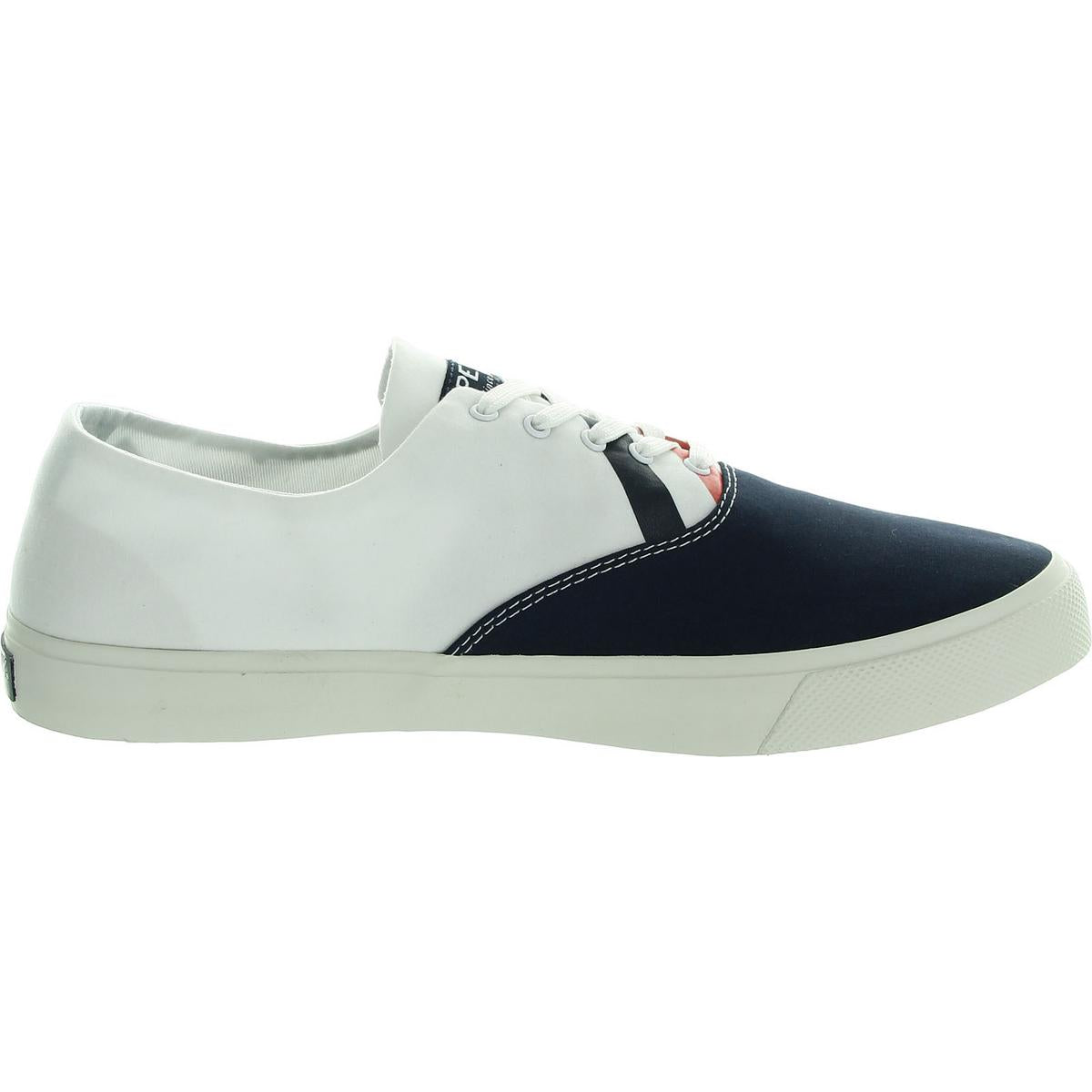 Captain's CVO Mens Striped Canvas Casual And Fashion Sneakers