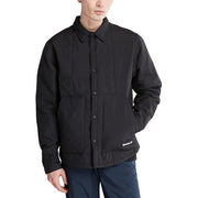 Mens Quilted Overshirt Utility Jacket
