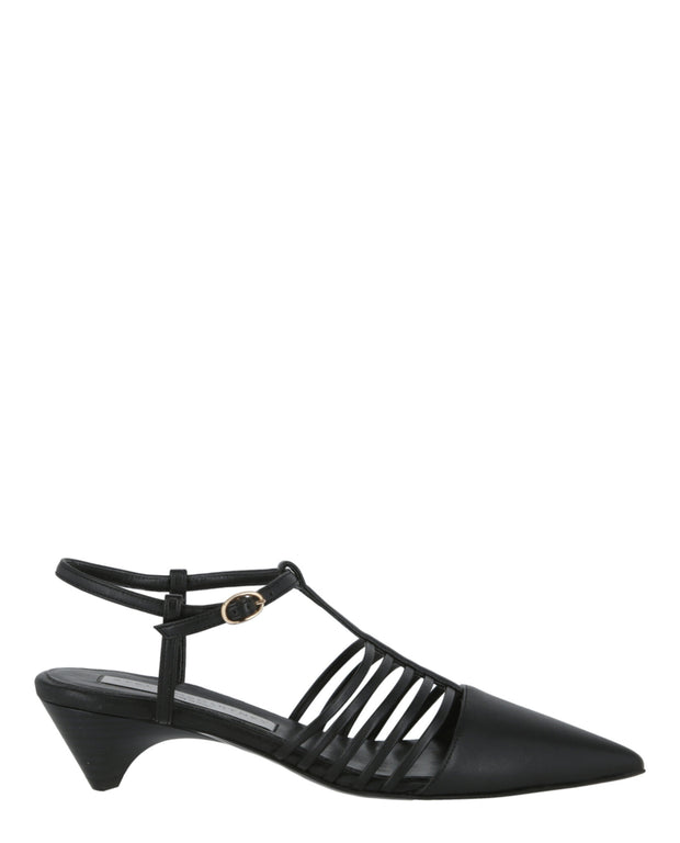 Stella McCartney Womens Cage Pointed-Toe Pumps