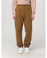 Saint Laurent Relaxed Fit Sweatpants Men Brown Pants