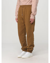 Saint Laurent Relaxed Fit Sweatpants Men Brown Pants