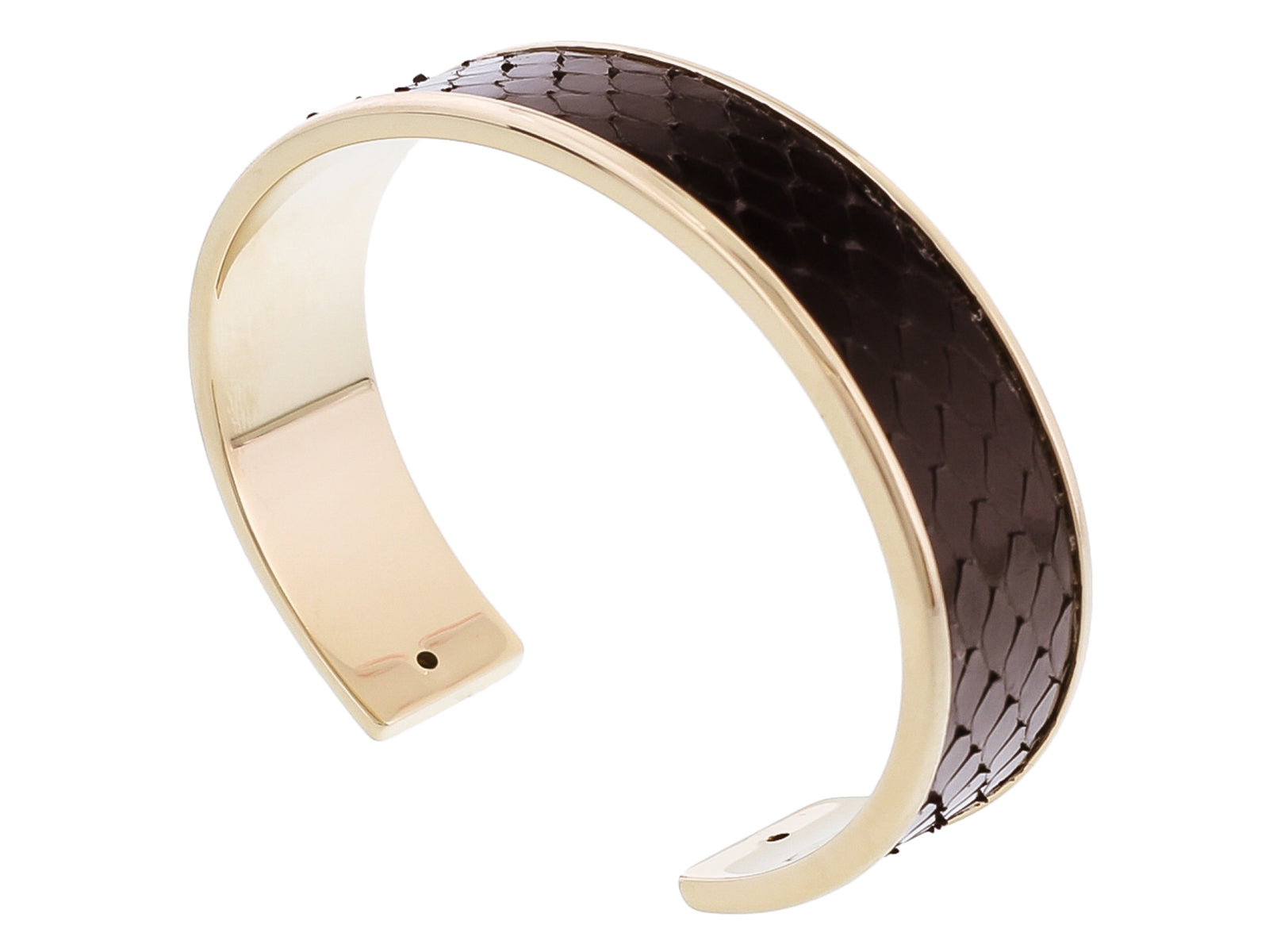Stamerra MEMAN PITTONE NR Black Genuine Python Bracelet
