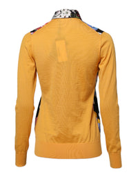 Dolce & Gabbana Multicolor Floral Long Sleeves Polo Women's Top