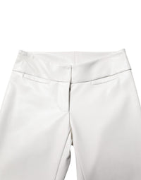 Dolce & Gabbana Black Quilted Mid Waist Jogger Women's Pants