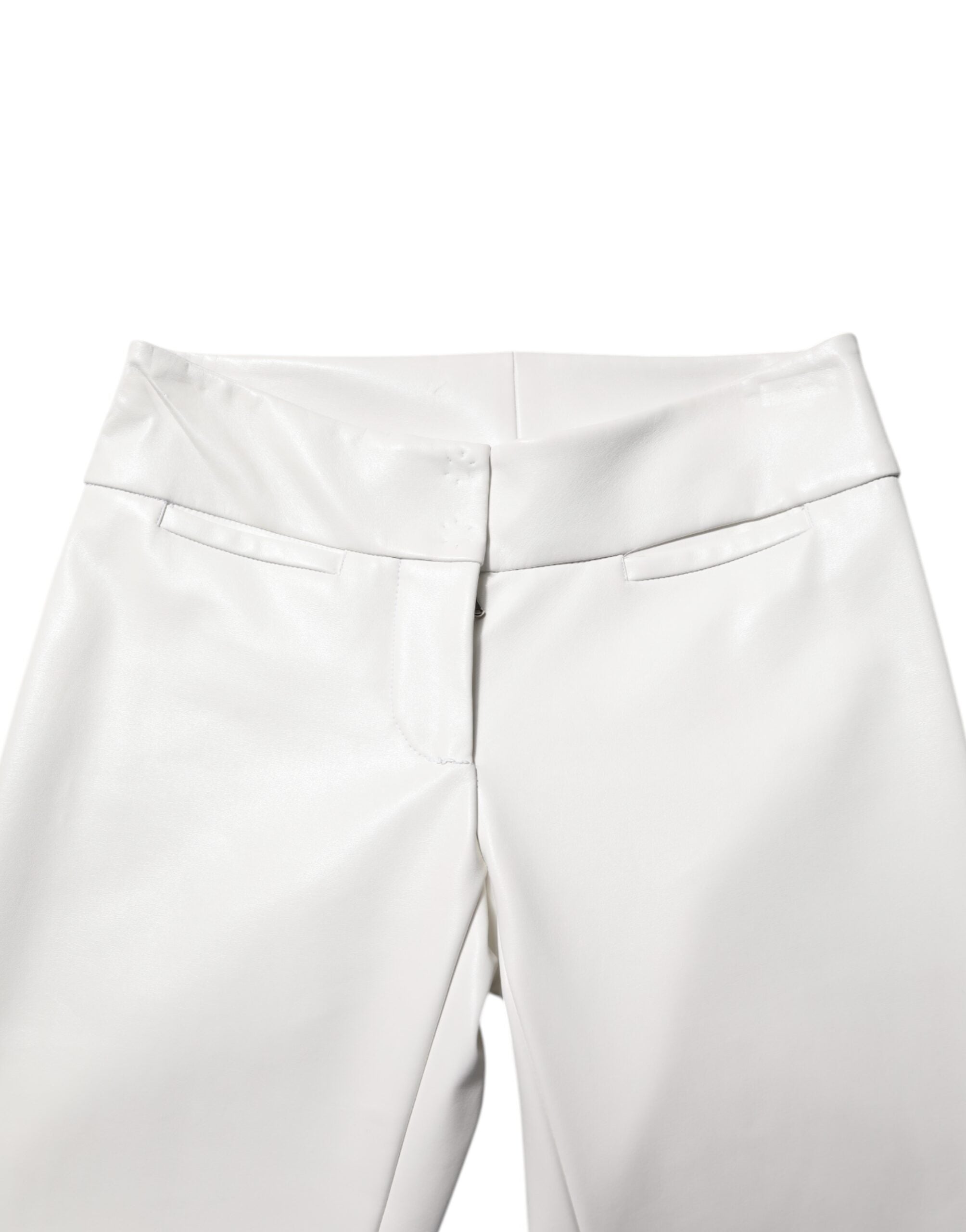Dolce & Gabbana Black Quilted Mid Waist Jogger Women's Pants