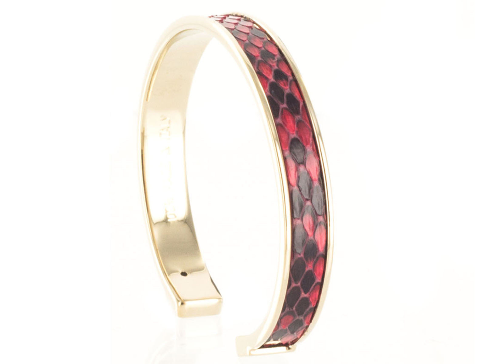 Stamerra PICCOLO PITTONE RO Red Genuine Python Bracelet