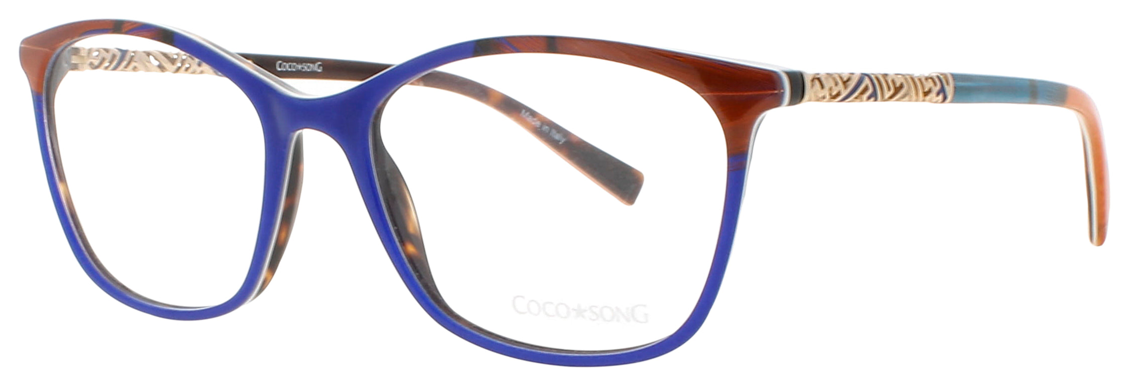 Coco Song Coco Song Optical Glasses BLACK RED