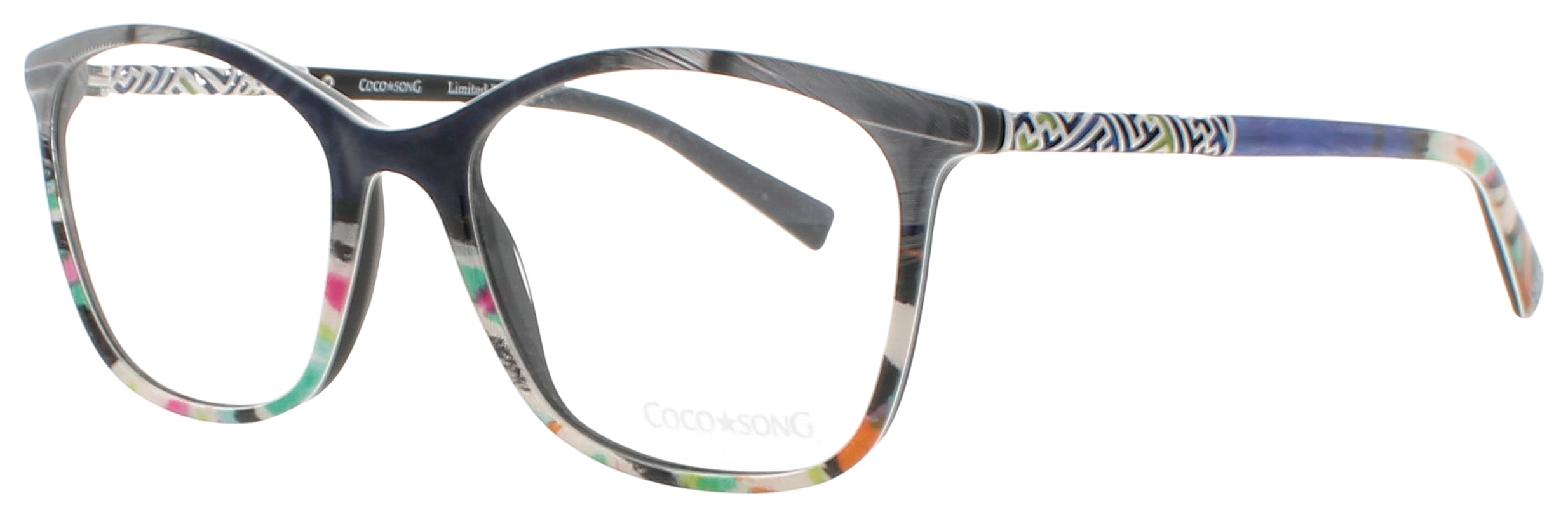 Coco Song Coco Song Optical Glasses BLACK RED