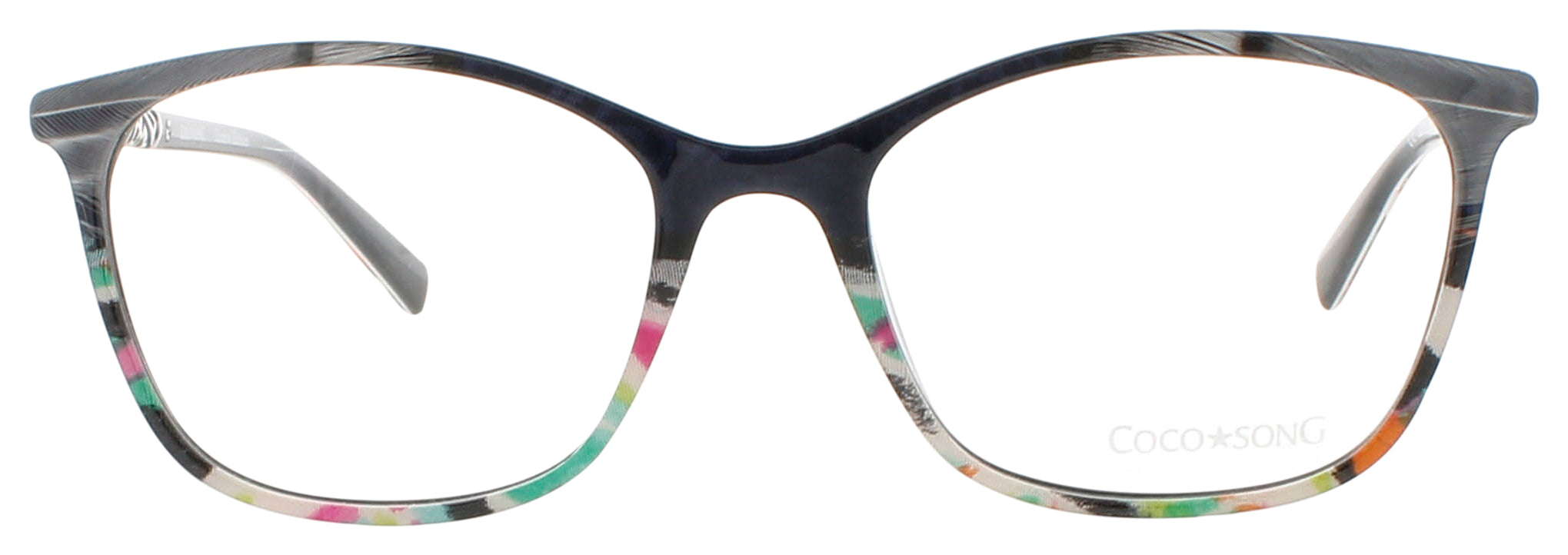 Coco Song Coco Song Optical Glasses BLACK RED