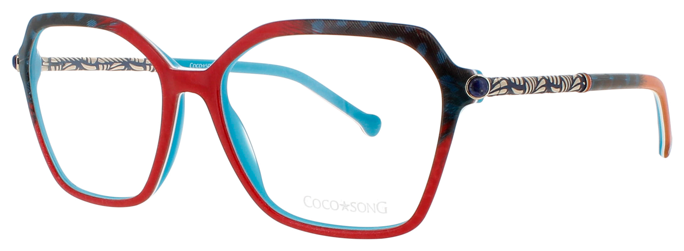 Coco Song Coco Song Optical Glasses RED TURQUOISE