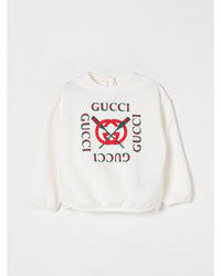 Gucci Kids Oars Logo Sweatshirt White Cardigans