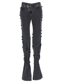 MCQUEEN Mcqueen Women Jeans Asymmetric Closure