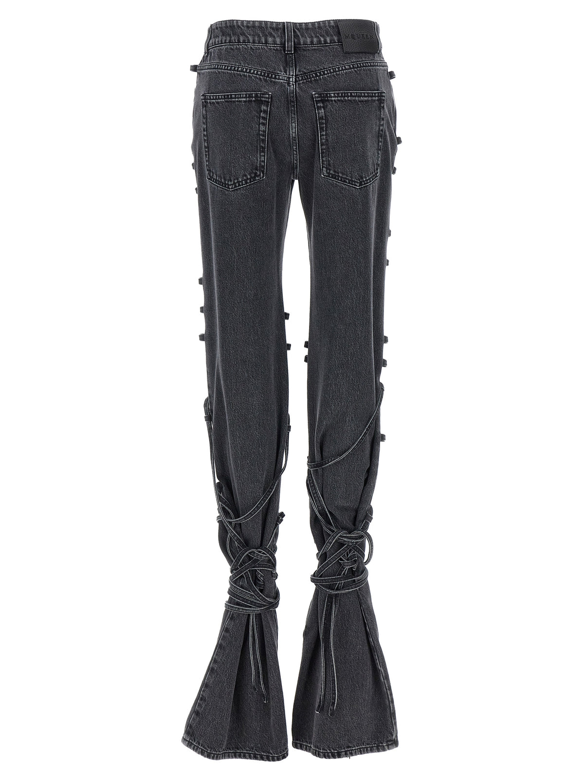 MCQUEEN Mcqueen Women Jeans Asymmetric Closure