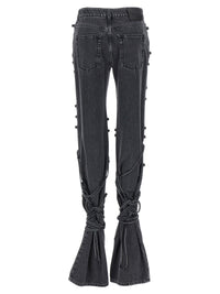 MCQUEEN Mcqueen Women Jeans Asymmetric Closure