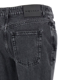 MCQUEEN Mcqueen Women Jeans Asymmetric Closure