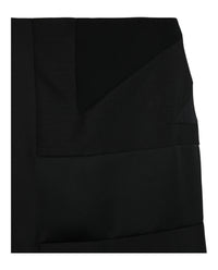 Burberry Womens Intarsia Draped Skirt