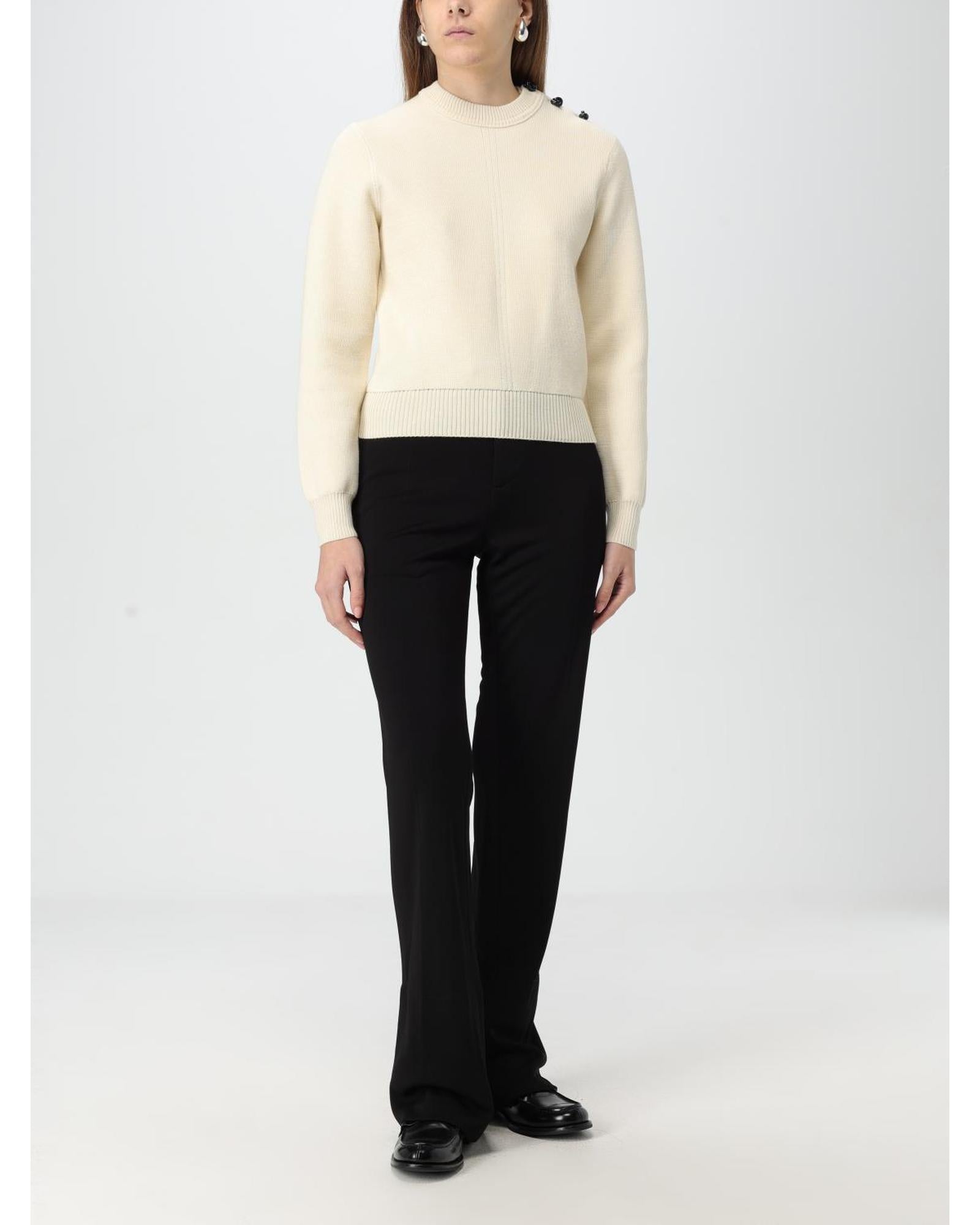 パンツ BOTTEGA VENETA Women Straight Pants 708515V0BT0 4020 blue BOTTEGA VENETA Printed leather straight-leg pants | NET-A-PORTER