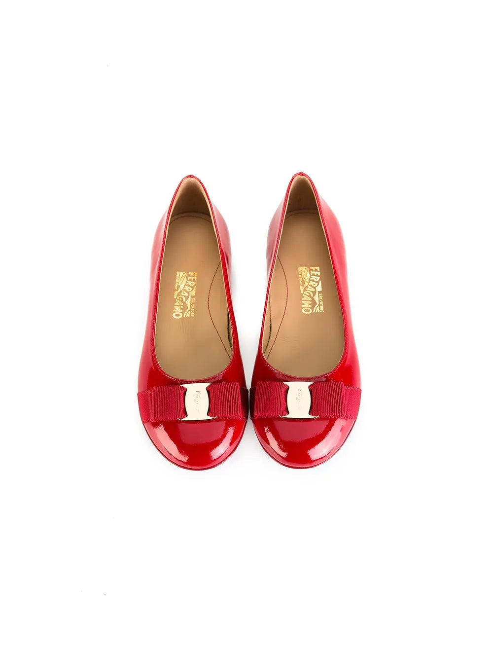 Ferragamo Kids Mini Varina Ballerinas