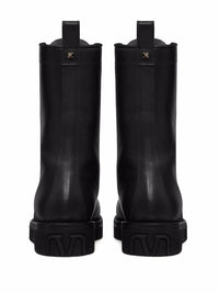 Valentino Garavani Xcombat Leather Boots