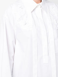 Valentino Garavani Flower Embroidered Shirt
