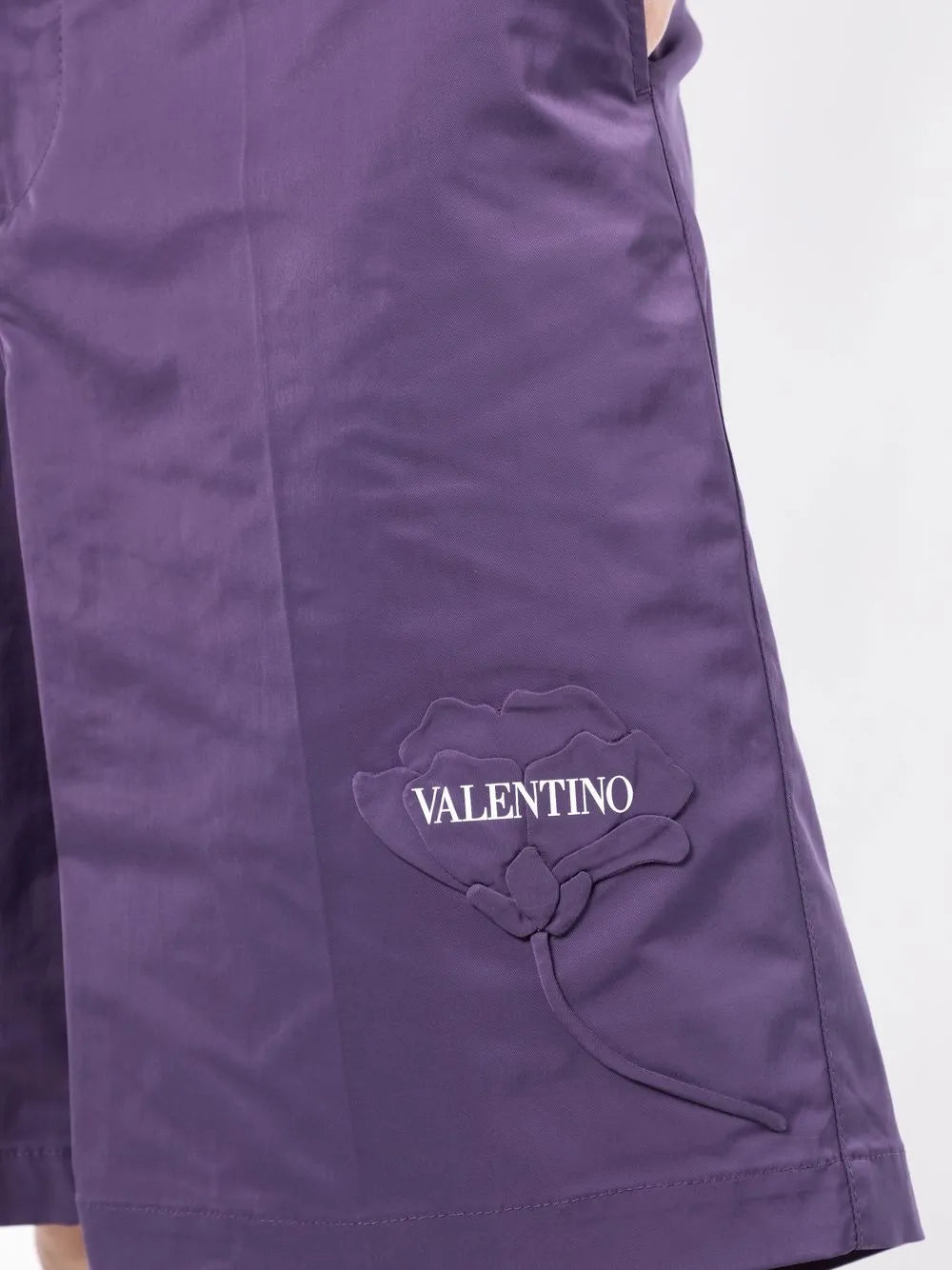 Valentino Garavani Floral-Appliqué Shorts