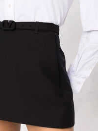 Valentino Garavani High-Waisted Belted Skirt