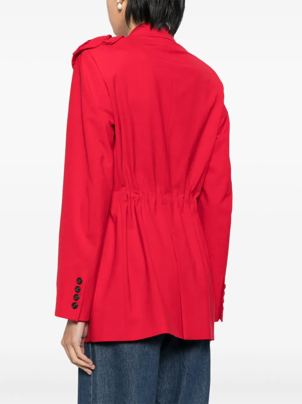 Valentino Floral Appliqué V-Neck Blazer – Bluefly Valentino Floral Appliqué V-Neck Blazer – Bluefly