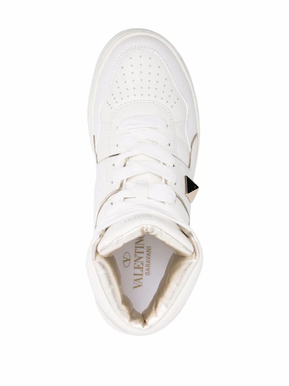 Valentino Garavani Roman Stud-Embellishment Lace-Up Sneakers