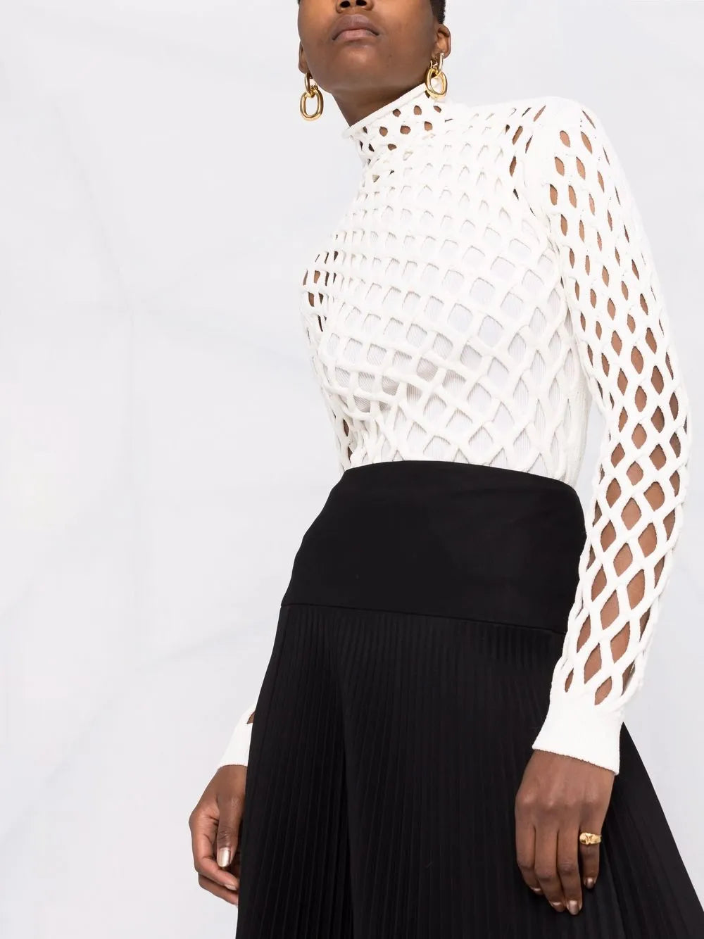 Valentino Garavani Cut-Out Knitted Jumper