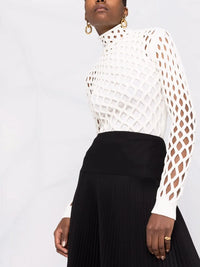 Valentino Garavani Cut-Out Knitted Jumper