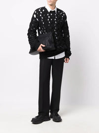 Valentino Garavani Woven Knitted Crew-Neck Jumper