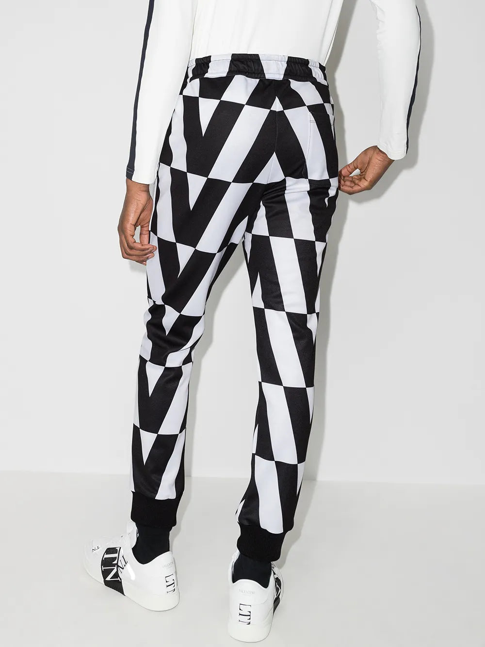 Valentino Garavani Optical Tapered Track Pants