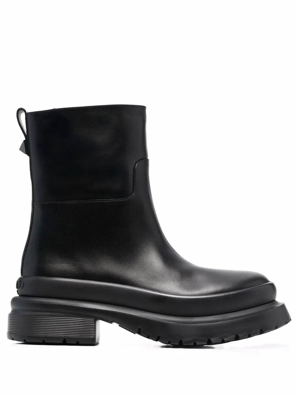 Valentino Garavani Rockstud Almond-Toe Ankle Boots