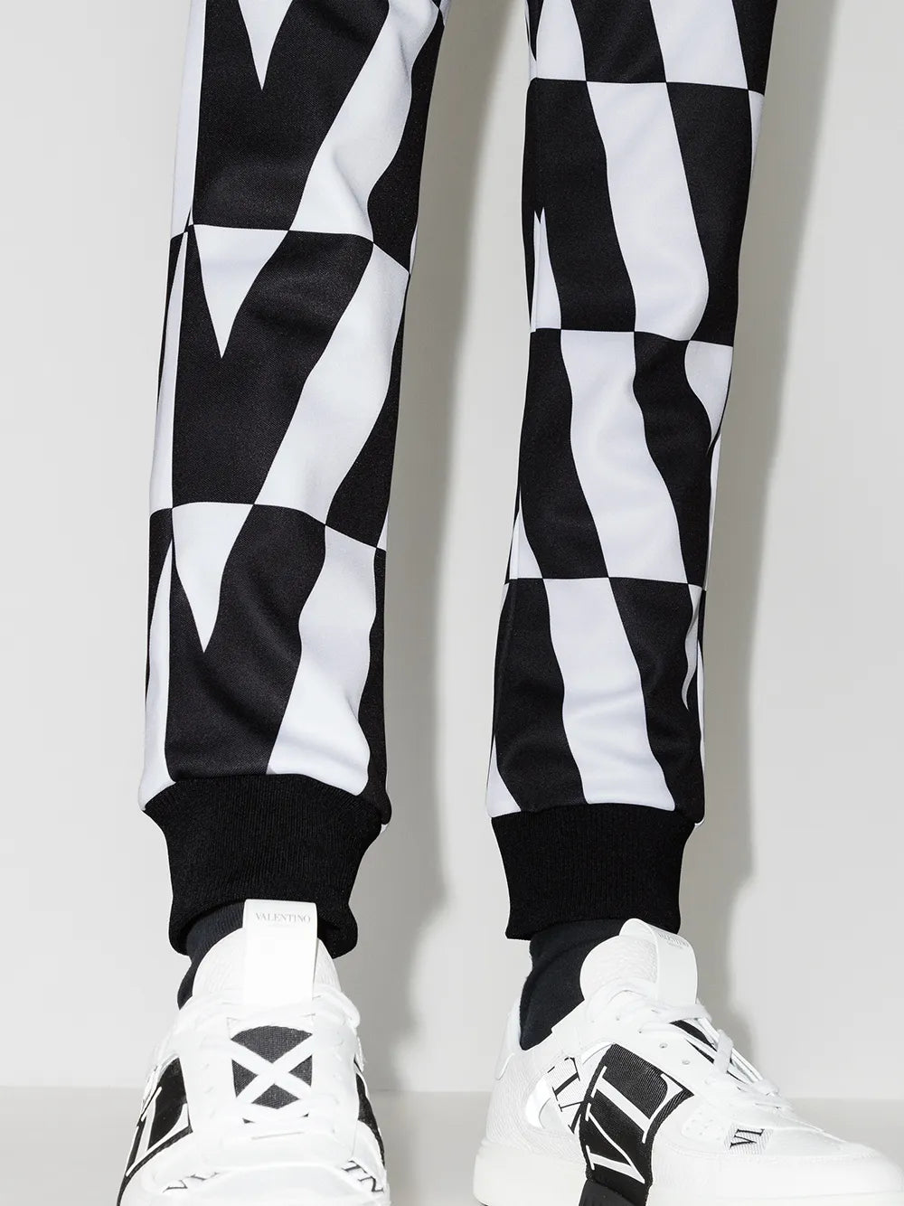 Valentino Garavani Optical Tapered Track Pants