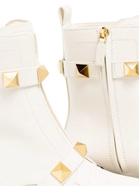 Valentino Garavani Roman Stud Biker Boots
