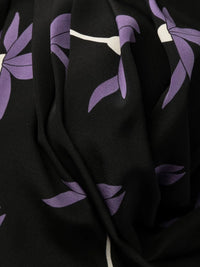 Valentino Garavani Floral-Print Pleated Dress