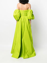 Valentino Garavani Off-Shoulder Floor-Lentgh Dress