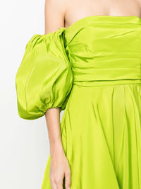 Valentino Garavani Off-Shoulder Floor-Lentgh Dress