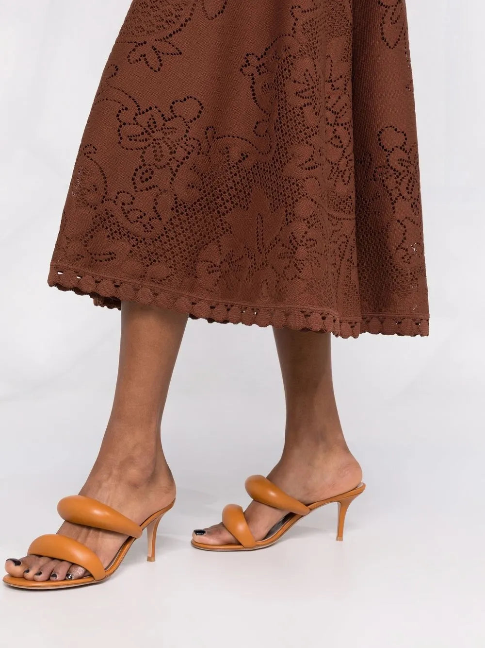 Valentino Garavani Sleeveless Floral Midi Dress